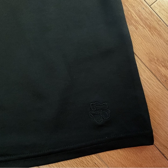 New - Ted Baker Shavon V Neck Tank Top Black with Silver Stitching - Picture 9 of 16